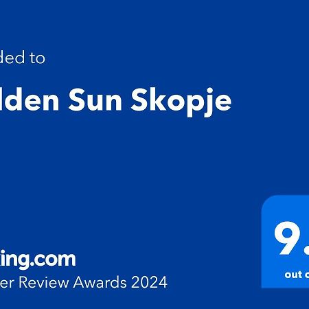 Апартаменты Golden Sun Скопье Экстерьер фото